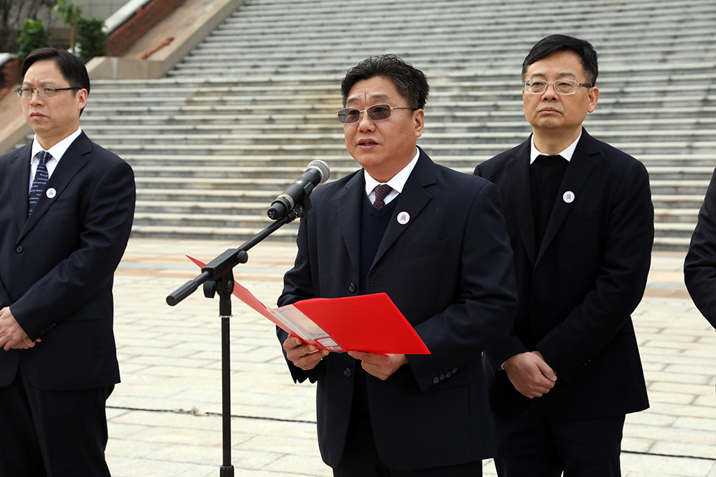 杏盛娱乐举行北校门启用暨图书馆开馆仪式